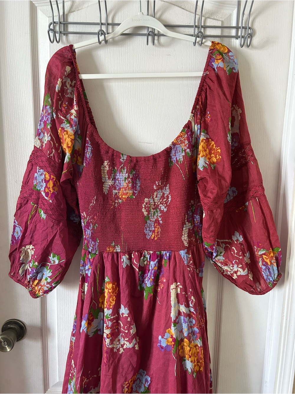 Free People Morning Glory Floral Multi Color Maxi Women’s Dress Size M - Picture 2 of 12